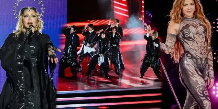 Shakira, Madonna y BTS encabezarán show en final del Mundial 2026