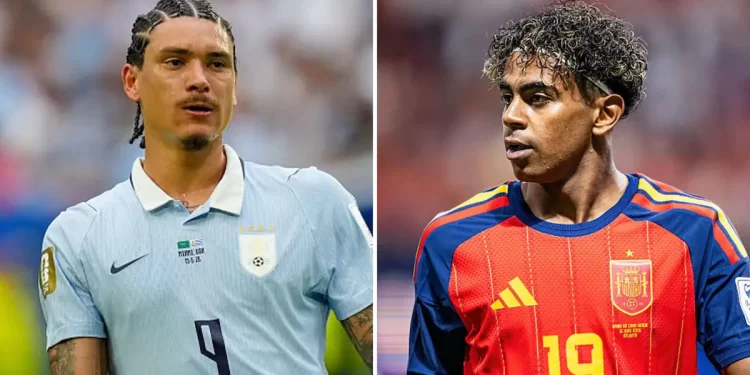 Hora del partido Uruguay vs España en Mundial 2026