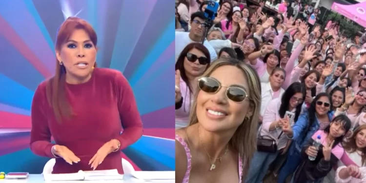Magaly Medina sorprende por éxito de Pamela López en evento