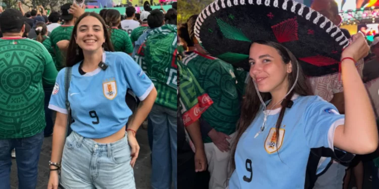 Alaska, influencer uruguaya, destaca ambiente en México en Mundial