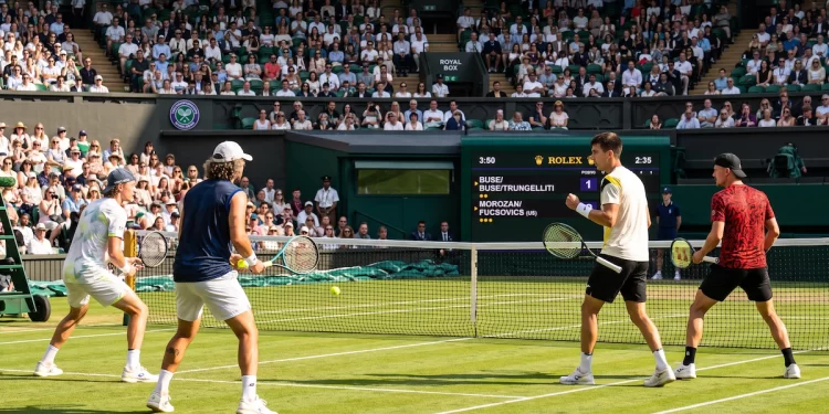 Debut de Ignacio Buse y Marco Trungelliti en dobles de Wimbledon 2026