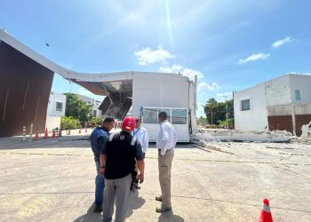 Muere una persona luego del desplome de una caseta en Residencial Aqua