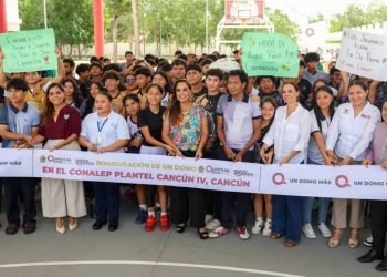 Agradece Ana Paty Peralta entrega de mas infraestructura educativa para Cancun