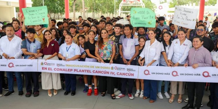 Agradece Ana Paty Peralta entrega de mas infraestructura educativa para Cancun