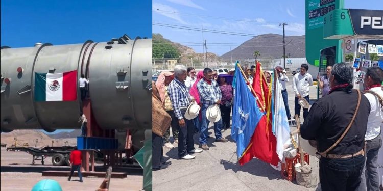 Aqui no comunidades indigenas anuncian toma de planta de amoniaco en Sinaloa por temor a daños ambientales