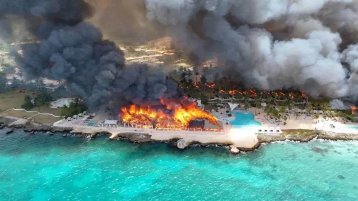 Autoridades investigan las causas del incendio en hotel de RepUblica Dominicana