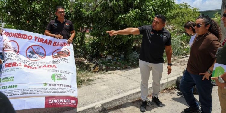 Ayuntamiento de BJ realiza tarea permanente de clausura de basureros clandestinos