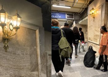 Candelabros del Metro CDMX se vuelven virales usuarios comparan estacion Hidalgo con Bridgerton