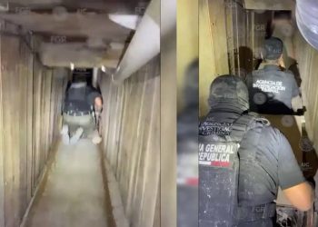 Descubren narcotunel de 265 metros entre Tijuana y Estados Unidos era utilizado para trafico de drogas y armas
