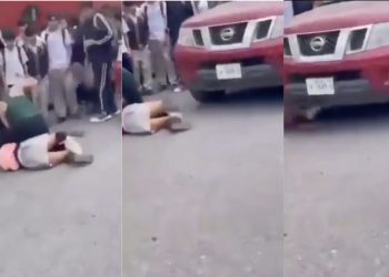 Golpean y atropellan a alumna afuera de una secundaria en Lagos de Moreno