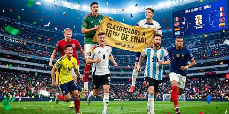 Las siete selecciones clasificadas a los 16vos de final del mundial 2026