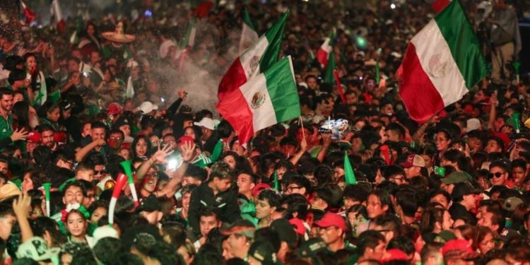Mas de 730 mil personas celebran en CDMX el triunfo de Mexico ante Corea del Sur en el Mundial 2026