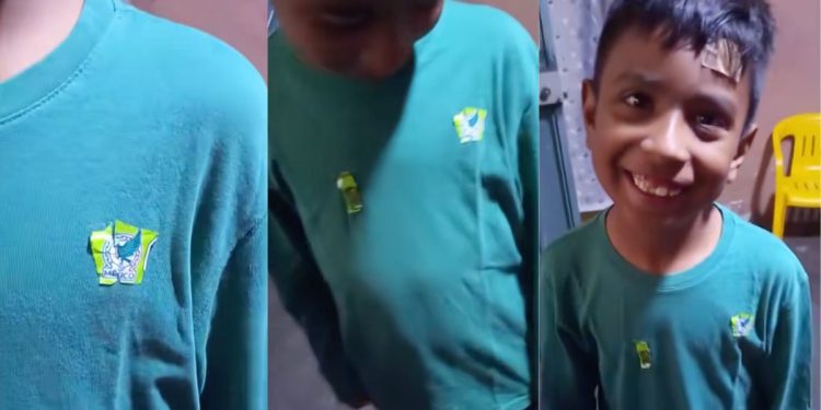 Niño crea su propio jersey del Tri con bolsas de frituras, y la Selección Mexicana responde