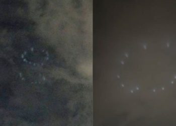 ¿OVNI? Captan misteriosas luces sobre CIELO de San Antonio, Texas