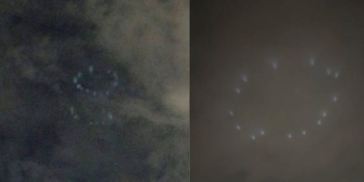 ¿OVNI? Captan misteriosas luces sobre CIELO de San Antonio, Texas