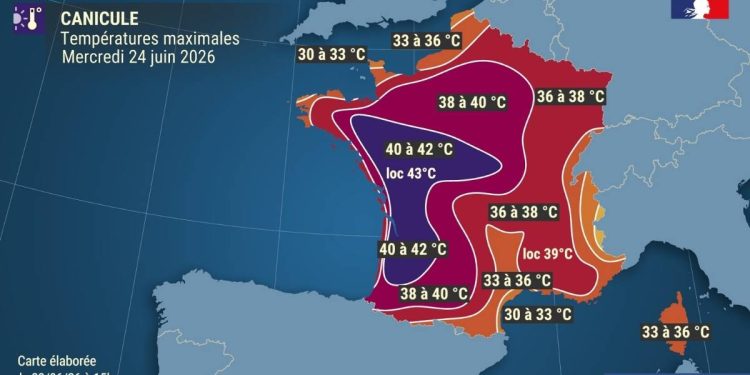 Ola de calor en Francia deja 40 muertos por ahogamiento y temperaturas record de hasta 44 grados