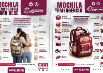 Protección Civil invita a las y los cancunenses a prepararse ante la temporada de huracanes