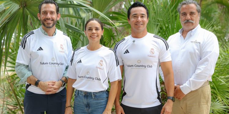Ana Paty Peralta, invitó a las familias cancunenses a participar en las Clínicas de la Fundación Real Madrid
