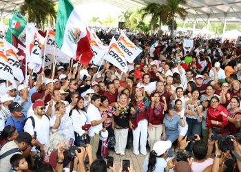 Ana Paty Peralta, participó en el acto conmemorativo por el segundo aniversario del triunfo electoral de la Presidenta de México, la Dr. Claudia Sheinbaum Pardo