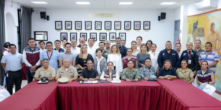 Instalan el Comité Operativo Especializado en Fenómenos Hidrometeorológicos del Municipio de Benito Juárez