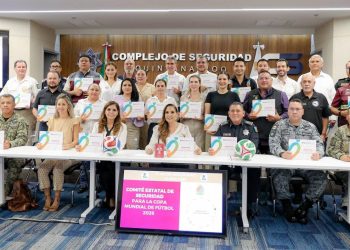 Realizan “Comité Estatal de Seguridad para la Copa Mundial de Futbol 2026”