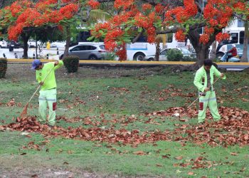 Ana Paty Peralta, supervisó trabajos de mantenimiento de la infraestructura pluvial a cargo de la Dirección General de Servicios Públicos