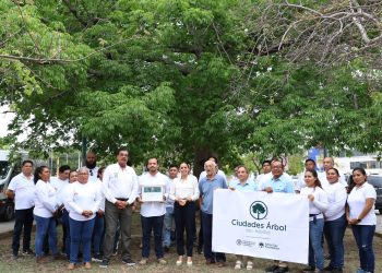 Ayuntamiento de Benito Juárez recibe el distintivo nacional “Tree Cities of the World”