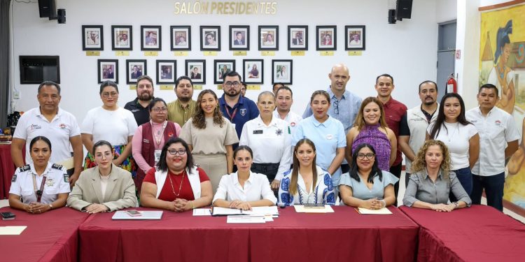 Ana Paty Peralta, encabezó la Tercera Sesión Ordinaria del Sistema Municipal de Prevención, Atención, Sanción y Erradicación de la Violencia contra las Mujeres para el periodo 2024-2027