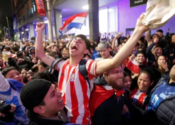 Celebración en Paraguay por clasificación al Mundial 2026