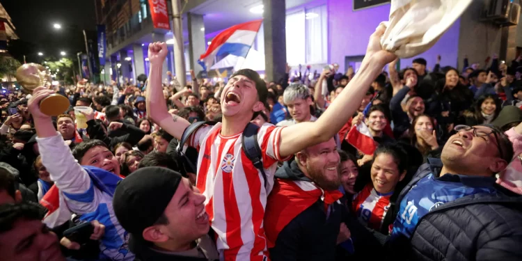 Celebración en Paraguay por clasificación al Mundial 2026