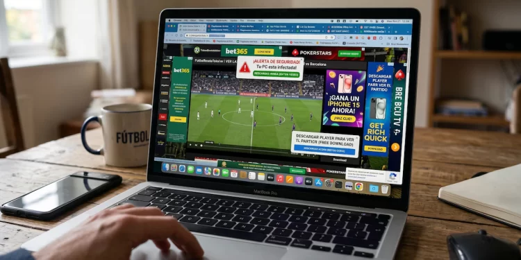 Riesgos de ver fútbol en vivo en sitios piratas durante el Mundial 2026