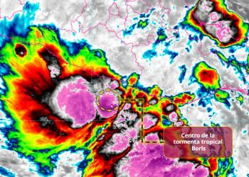 Emiten alerta preventiva por el avance de la tormenta tropical “Boris”