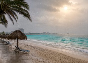 Prevén lluvias aisladas en Quintana Roo por paso de la onda tropical 7