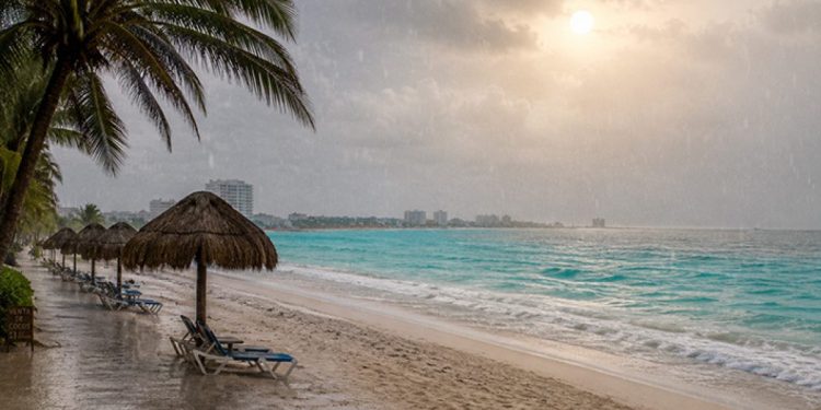 Prevén lluvias aisladas en Quintana Roo por paso de la onda tropical 7