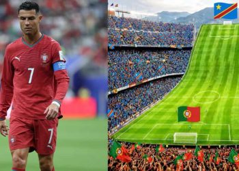 Cristiano Ronaldo durante el empate de Portugal ante RD Congo en el Mundial 2026.