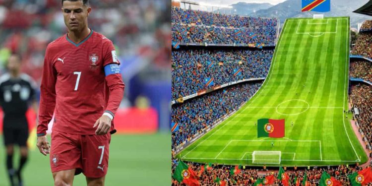 Cristiano Ronaldo durante el empate de Portugal ante RD Congo en el Mundial 2026.
