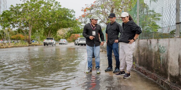 Supervisan operativo por lluvias en Cancún; destacan saldo favorable