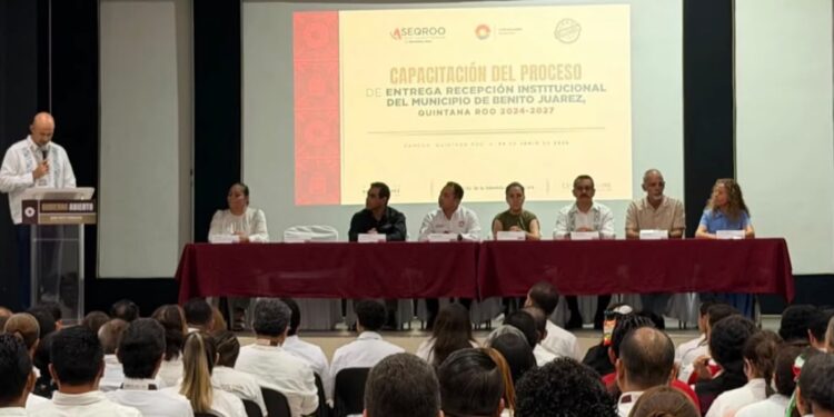 Fortalece Benito Juárez proceso de entrega recepción institucional
