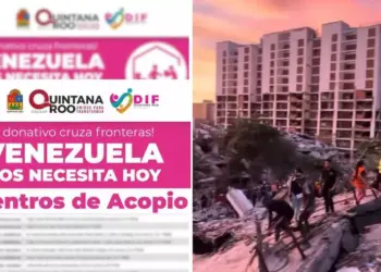 Quintana Roo instala centros de acopio por sismos en Venezuela