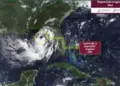 Depresión Tropical Dos mantiene trayectoria sin riesgo para Quintana Roo