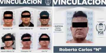 FGE vincula a siete hombres por presuntos delitos de narcomenudeo en Benito Juárez