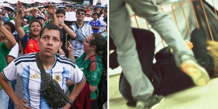 Aficionado argentino termina hospitalizado tras golpiza afuera del Fan Fest del Zócalo