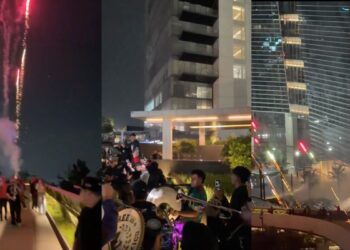 Aficionados llevan “serenata” a la Selección Inglesa para no dejarlos dormir previo al juego México vs Inglaterra