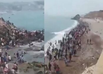 Crisis migratoria en España miles de migrantes llegan desde Marruecos y piden declarar emergencia nacional