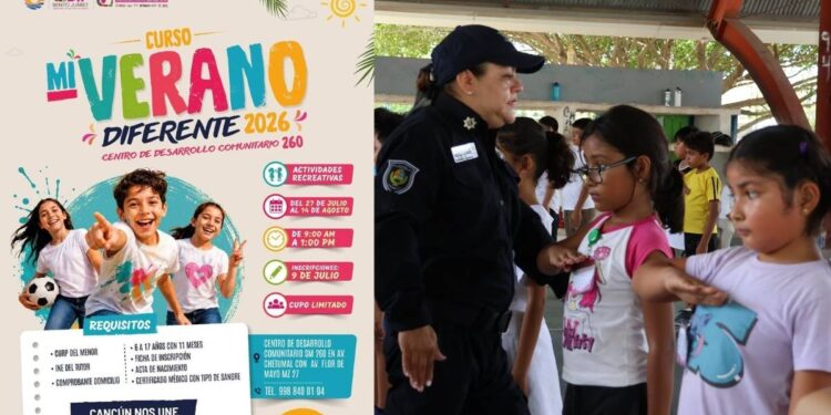 DIF Benito Juarez abre inscripciones para los cursos Mi Verano Diferente 2026 en Cancun