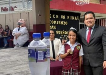 Papá no alcanzó a cambiarse y llegó disfrazado de Dr. Simi a la graduación de su hija