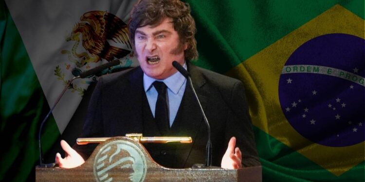 Javier Milei acusa a Mexico y Brasil de financiar una campaña antiargentina durante el Mundial
