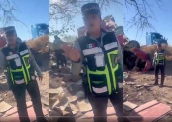 «No estoy haciendo rapiña, estoy esperando para agarrar» mujer pelea con Guardia Nacional tras ser descubierta robando