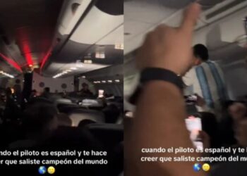 Piloto español juega BROMA a argentinos; les hace creer que ganaron el Mundial