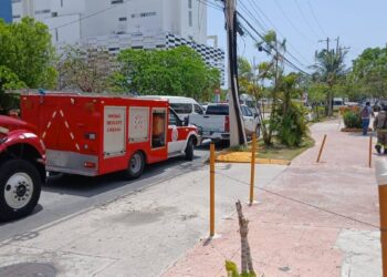 SAT Cancun evacua a 342 personas tras conato de incendio